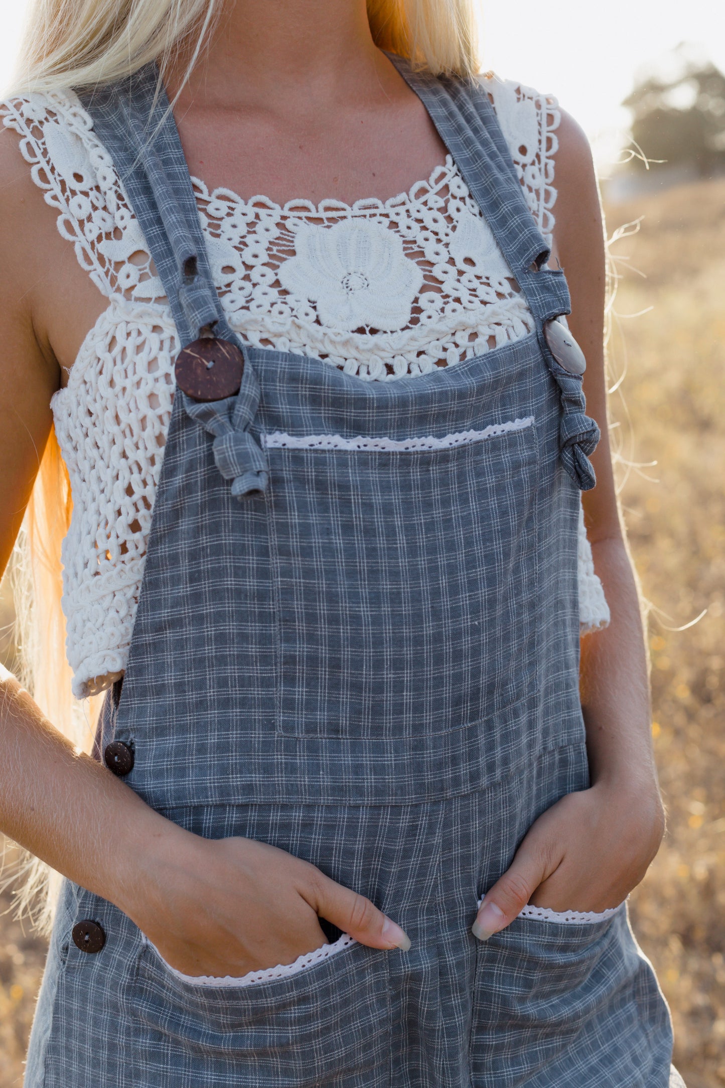 Island Crochet Crop Tank