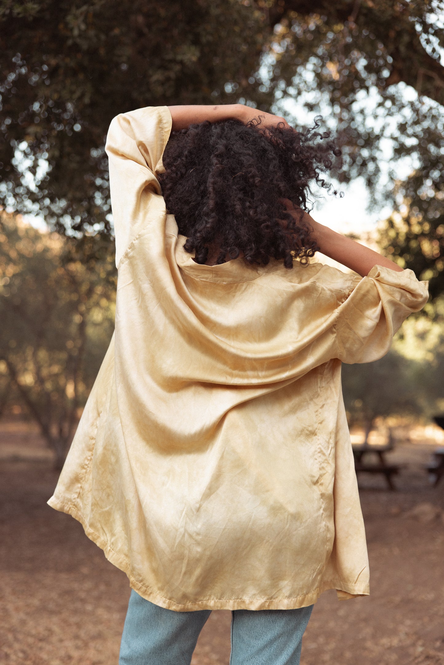 Tribhumi Silk Kimono