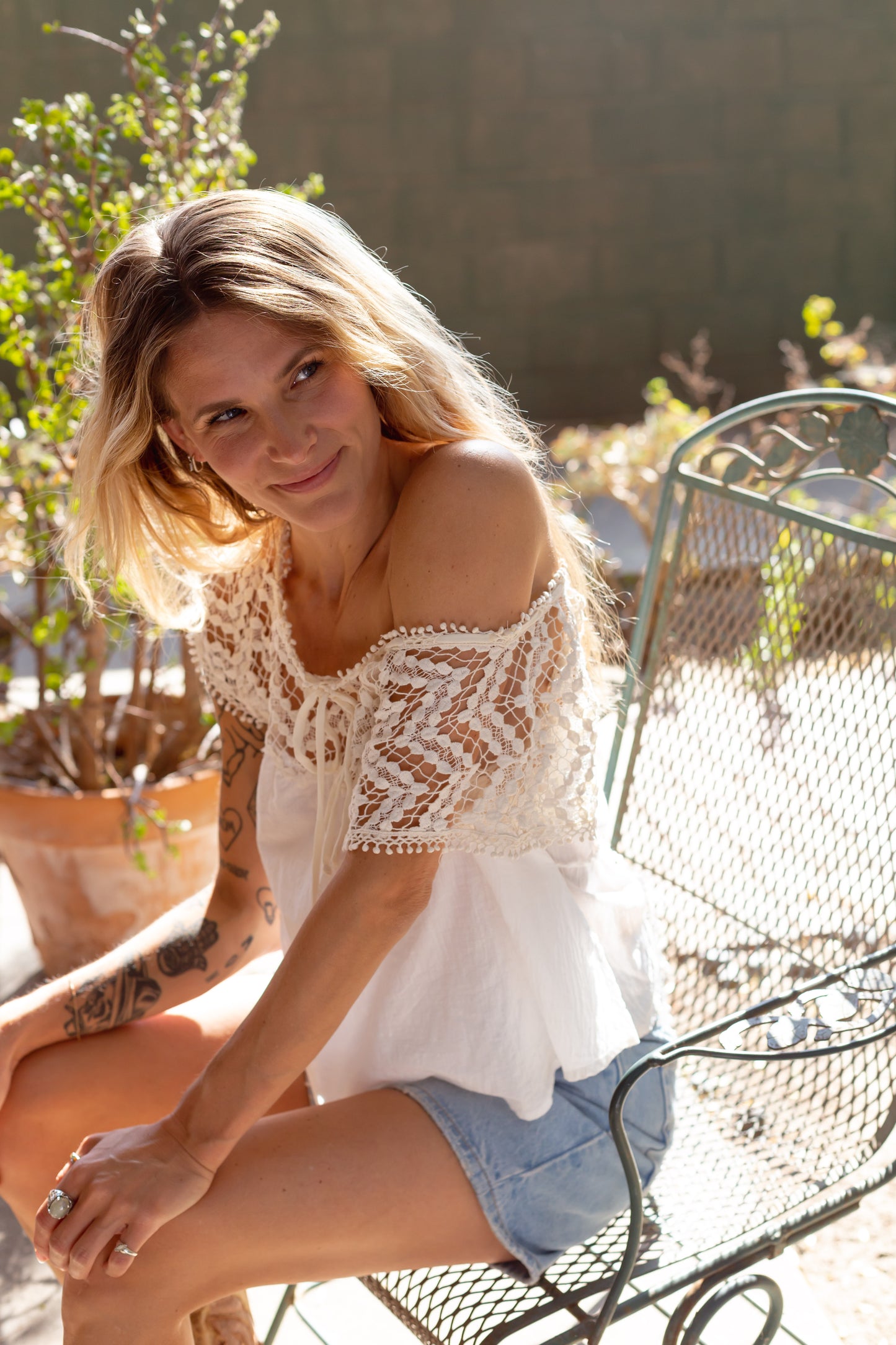 Florabelle Crochet Blouse