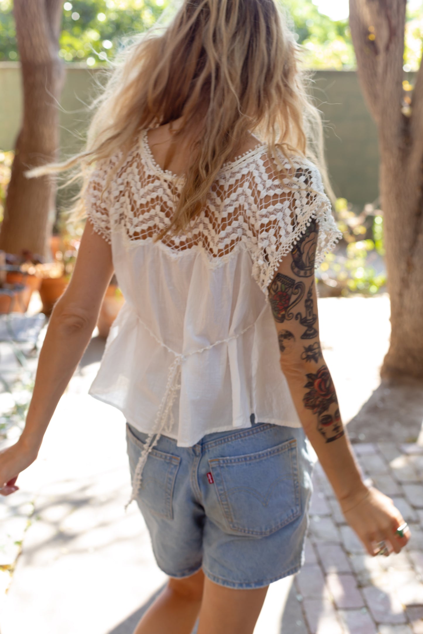 Florabelle Crochet Blouse